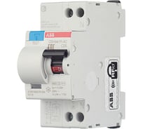 Дифференциальный автоматический выключатель ABB АВДТ DSH941R 1п+N C25А 30мА тип АС 2CSR145001R1254