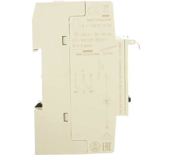 Цифровой таймер времени ABB недельный D1 2CSM258763R0621