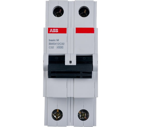 Автоматический выключатель  ABB 2P 32A C 4.5кА BMS412C32 2CDS642041R0324