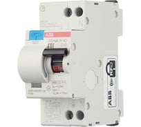 Дифференциальный автоматический выключатель ABB АВДТ DSH941R 1п+N C6А 30мА тип АС 2CSR145001R1064