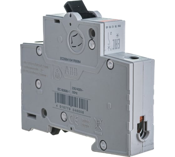 Автоматический выключатель ABB 1P 6A C 4.5кА BMS411C06 2CDS641041R0064