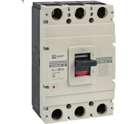 Автоматический выключатель EKF ВА-99М 630/400А 3 полюса 50кА mccb99-630-400m