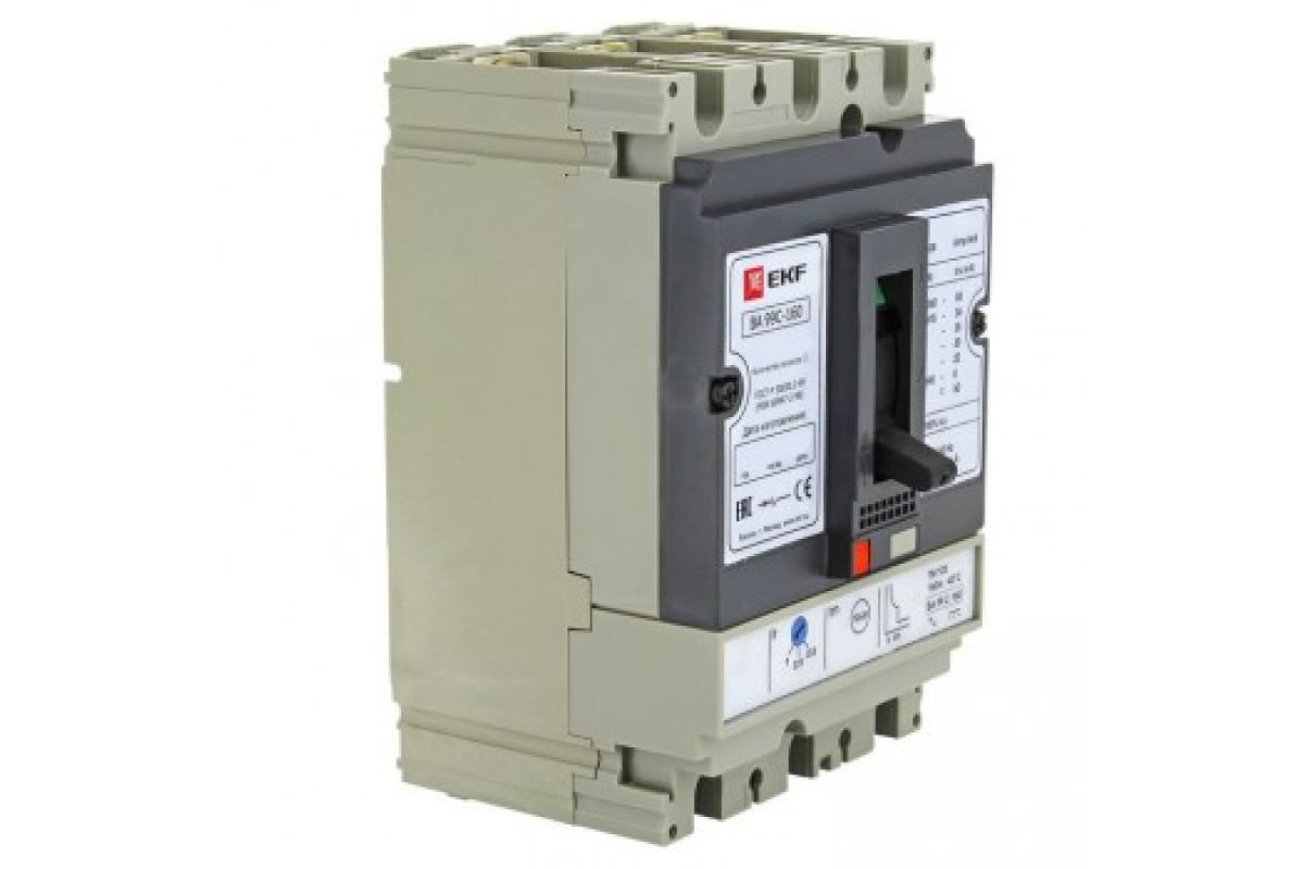 Выключатель автоматический ва-99/160 160а 3р EKF. EKF mccb99-160-160. Автоматические выключатели ва99 ekf