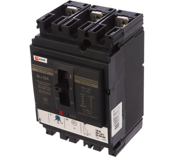 Автоматический трехполюсный выключатель EKF ВА-99C 160/32А 36кА mccb99C-160-32