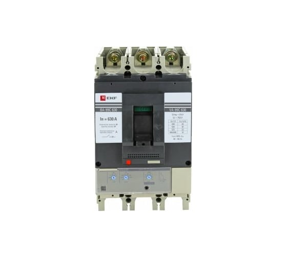 Автоматический выключатель EKF 99М 630/500А 3 фазы 50кА mccb99-630-500m
