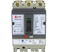 Автоматический трехполюсный выключатель EKF ВА-99/160 50А 35кА РЭ1000А mccb99-160-50