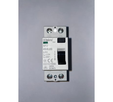 УЗО iskra устройство защитного отключения NFI2-40/0,03 УТ-00024938