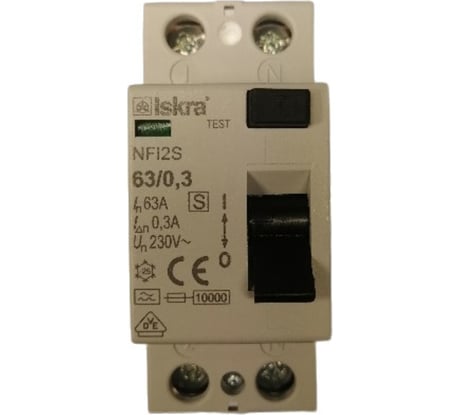 Устройство защитного отключения iskra NFI2S-63/0,3 УТ-00025027