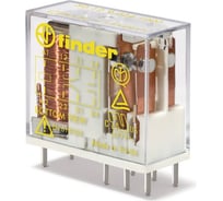 Безопасное реле FINDER с принудительно связанными контактами; 2 CO контакта 8а; 24в Dс, 501290244000PAS