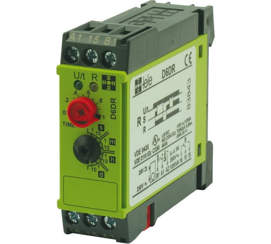Реле времени TELE D6DR 24VAC/DC 230VAC 234060