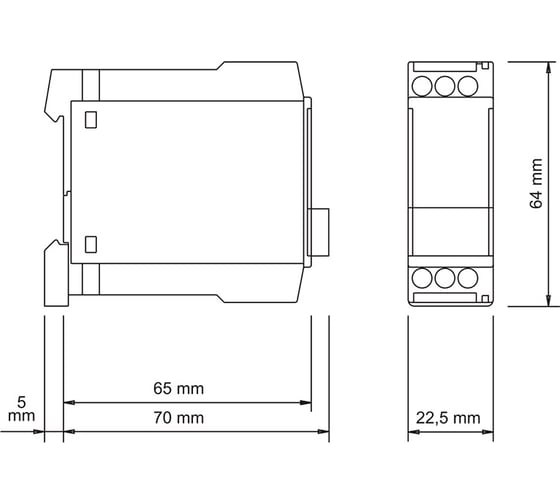 Реле времени TELE D6DR 24VAC/DC 230VAC 234060