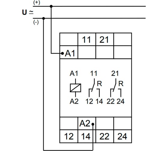 Модульное реле E3K 12-240VAC/DC TELE 111700