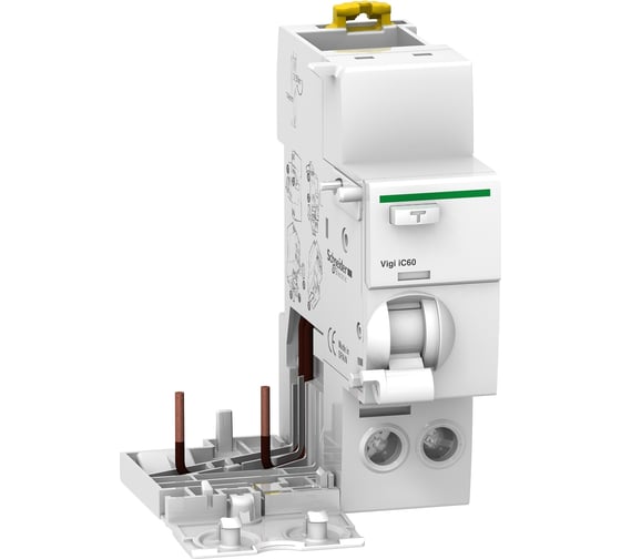 Блок дифференциальной защиты Systeme Electric Acti 9 Vigi iC60 2P 25A 30mA AC SE A9V41225