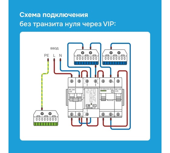 Многофункциональное реле Welrok VIP-63 red 4660251140342