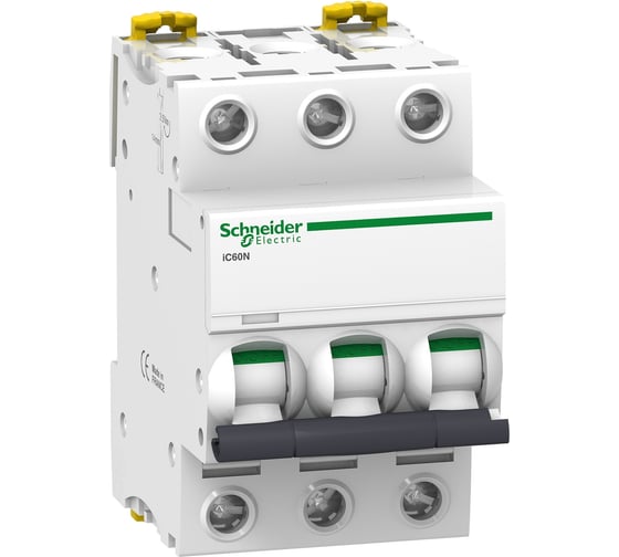 Автоматический выключатель Schneider Electric Acti 9 iC60N 3P 20A SE A9F75320 1