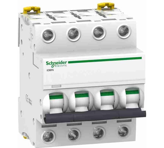 Автоматический выключатель Systeme Electric Acti 9 iC60N 4P 20A SE A9F79420 1