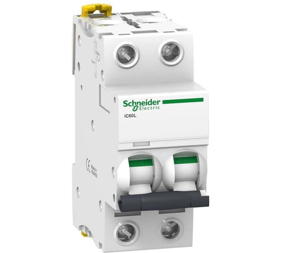 Автоматический выключатель Systeme Electric Acti9 iC60L 2P 2A SE A9F92202