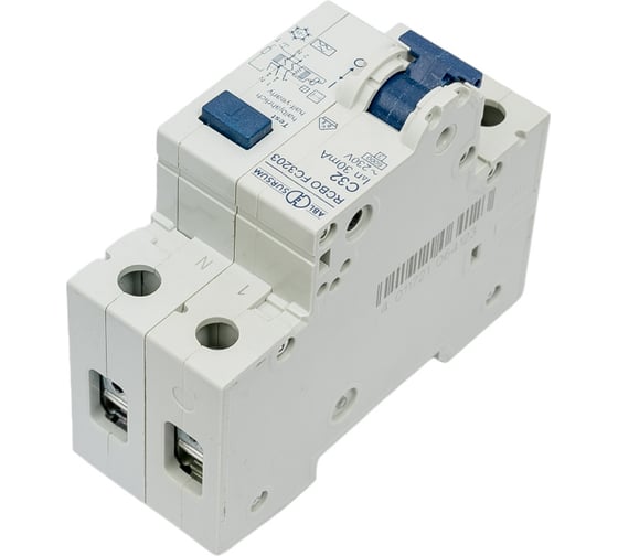 Дифференциальный автомат ABL 1P+N, C, 32 А, 10 кА, 30 мA, тип А FC3203 RC3203