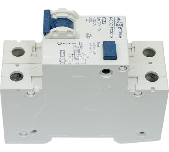 Дифференциальный автомат ABL 1P+N, C, 32 А, 10 кА, 30 мA, тип А FC3203 RC3203