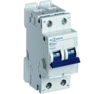 Автоматический выключатель ABL 2P, C, 0.5 A, 10 кА, 125 В DC, серия DC C0.5DC2
