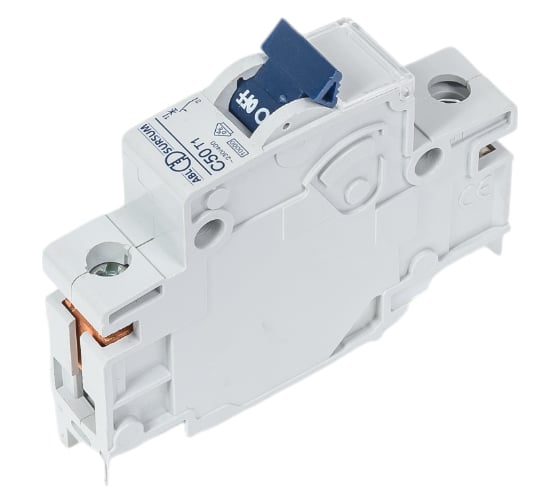Автоматический выключатель ABL 1P, C, 50 A, 10 кА, 230/400 В AC, серия Т C50T1