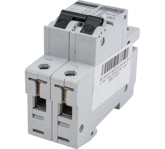 Автоматический выключатель ABL 2P, C, 63 A, 10 кА, 230/400 В AC, серия Т 2C63.0 C63T2