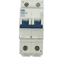Автоматический выключатель ABL 2P, C, 63 A, 10 кА, 125 В DC, серия DC C63DC2