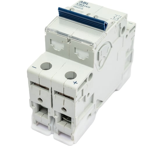 Автоматический выключатель ABL 2P, C, 63 A, 10 кА, 125 В DC, серия DC C63DC2