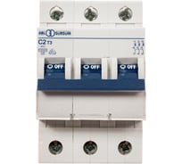 Автоматический выключатель ABL 3P, C, 2 А, 10 кА, 230/400 В AC, серия Т C2T3