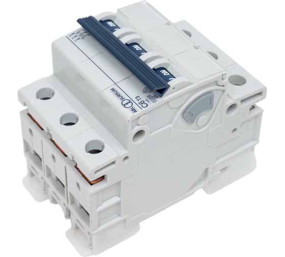Автоматический выключатель ABL 3P, C, 6 A, 10 кА, 230/400 В AC, серия Т C6T3