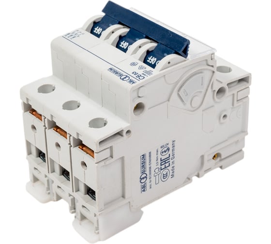 Автоматический выключатель ABL 3P, C, 6 A, 6 кА, 230/400 В AC, серия S C6S3