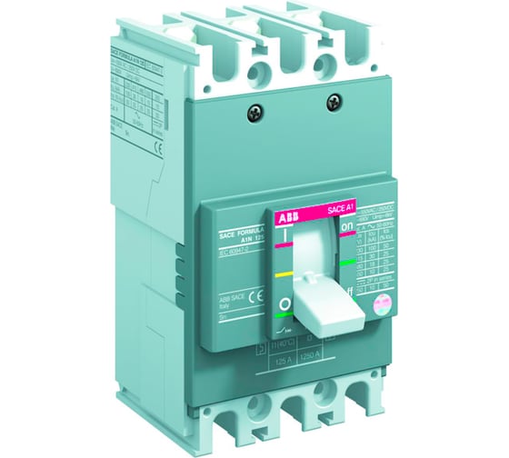 Автоматический трехполюсный выключатель ABB A1C 125 TMF 25-300 F F 1SDA070303R1
