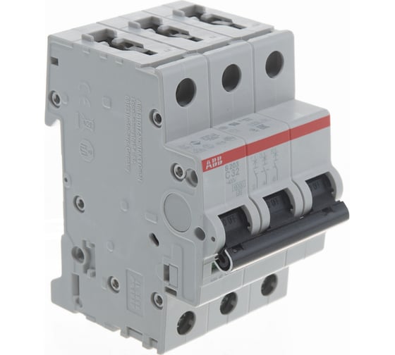 Автоматический модульный выключатель ABB 3п C S203 6кА 32А 2CDS253001R0324