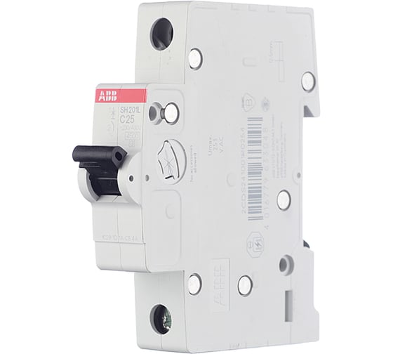 Автоматический однополюсный выключатель ABB 25А С SH201L 4.5кА 2CDS241001R0254 1