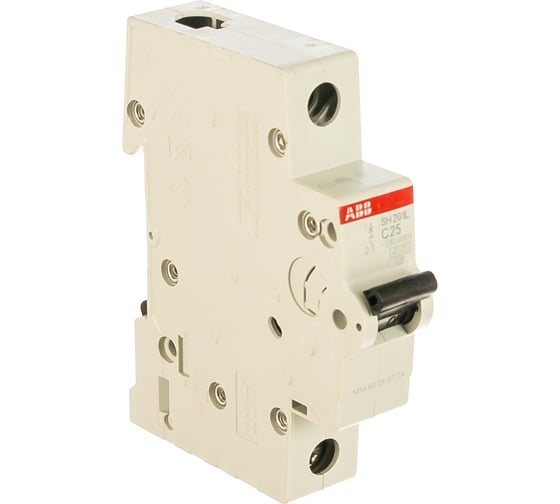 Автоматический однополюсный выключатель ABB 25А С SH201L 4.5кА 2CDS241001R0254