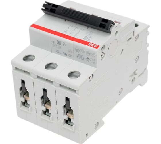 Автоматический трехполюсный выключатель ABB 20А С S203 6кА 2CDS253001R0204