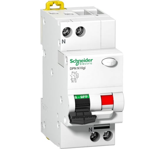 Дифференциальный автоматический выключатель Systeme Electric Acti 9 DPN N VIGI 6КА 20A C 30МA AC SE A9N19666 1
