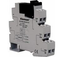 Интерфейсное реле Klemsan KPR-SWE-12VDC-2C 2x8A 10 шт. 0.0.0.2.272524