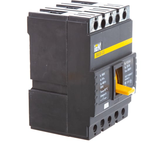 Автоматический выключатель IEK 3п 160А ВА 88-33 ИЭК SVA20-3-0160 .