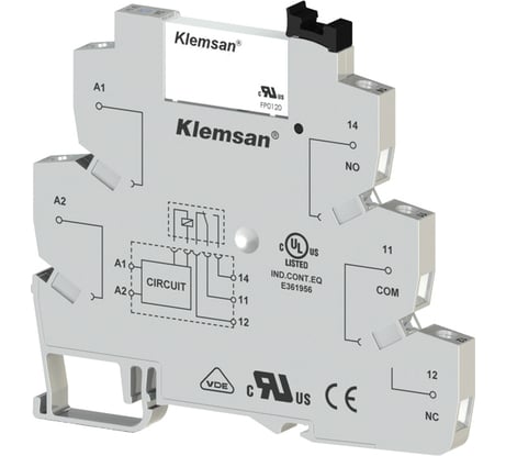 Интерфейсное реле Klemsan KPR-SCE-230VAC/DC-1C; 6A 10 шт. 0.0.0.2.270850