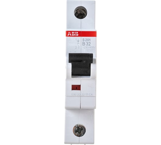 Автоматический выключатель ABB S201 1P 32A 6kA 2CDS251001R0325