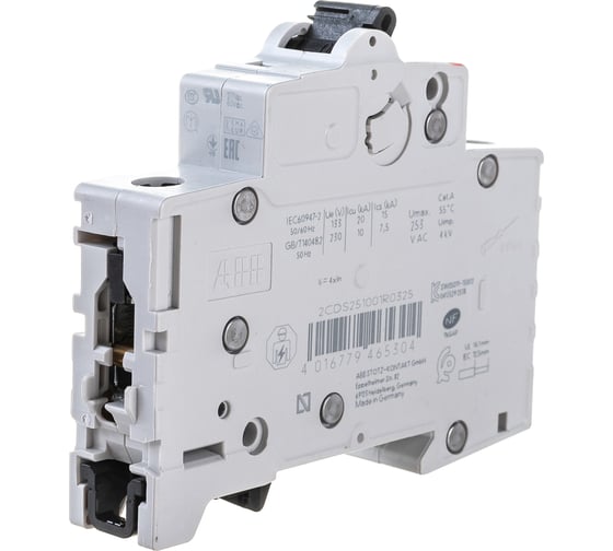 Автоматический выключатель ABB S201 1P 32A 6kA 2CDS251001R0325