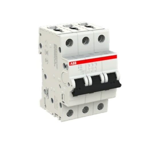 Автоматический выключатель ABB S203 3P 50А 6kA 2CDS253001R0505