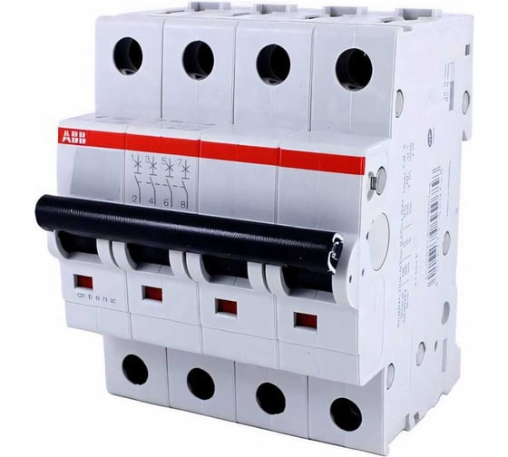 Автоматический выключатель ABB S204 4P 40А 6kA 2CDS254001R0404