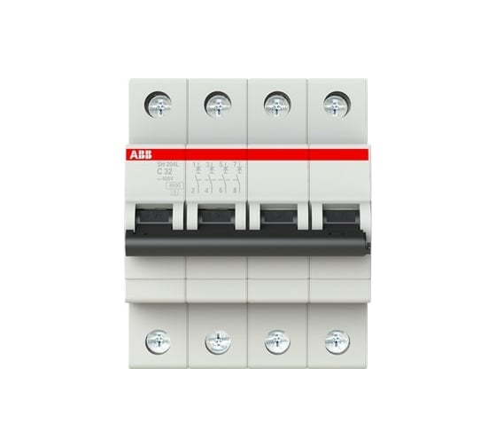 Автоматический выключатель ABB SH204L 4P 32А 4,5kA 2CDS244001R0324