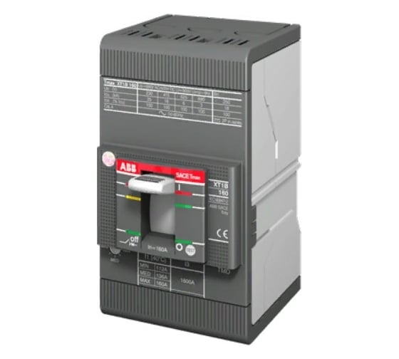 Автоматический выключатель ABB Tmax XT XT*1B 160 TMD In=16 I3=450 3p F F 18кА 1SDA066799R1