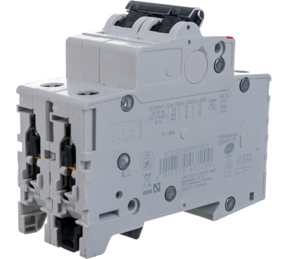 Автоматический выключатель ABB 2-полюсный S202 B32 2CDS252001R0325