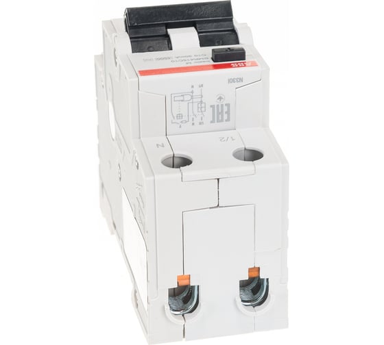 Автоматический выключатель дифференциального тока ABB Basic M АВДТ,1P+N,10А,C,30мA, AC, BMR415C10 2CSR645041R1104
