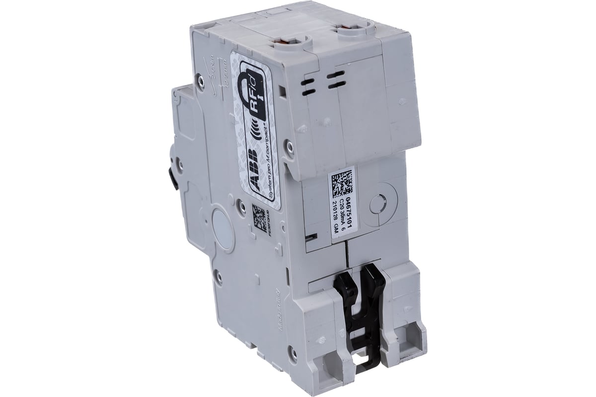 Автоматический выключатель дифференциального тока ABB DSH201R C20 AC30 ...