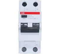 Автоматический выключатель дифференциального тока ABB Basic M АВДТ, 1P+N, 20А, C, 30мA, AC, BMR415C20 2CSR645041R1204